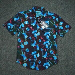 RSVLTS Shirt Mens Small Black Blue Trapper Keeper Dingus Kunuflex NWT